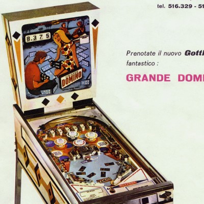 gottlieb, grande domino, pinball, sales, price, date, city, condition, auction, ebay, private sale, retail sale, pinball machine, pinball price