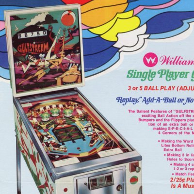 williams, gulfstream, pinball, sales, price, date, city, condition, auction, ebay, private sale, retail sale, pinball machine, pinball price