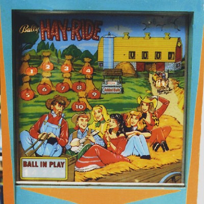 bally, hay-ride, pinball, sales, price, date, city, condition, auction, ebay, private sale, retail sale, pinball machine, pinball price