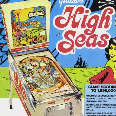 gottlieb, high seas, pinball, sales, price, date, city, condition, auction, ebay, private sale, retail sale, pinball machine, pinball price
