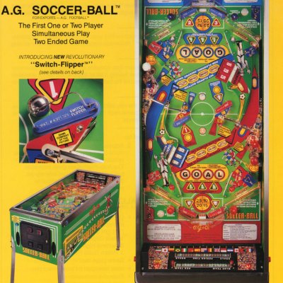alvin g, soccer-ball, pinball, sales, price, date, city, condition, auction, ebay, private sale, retail sale, pinball machine, pinball price