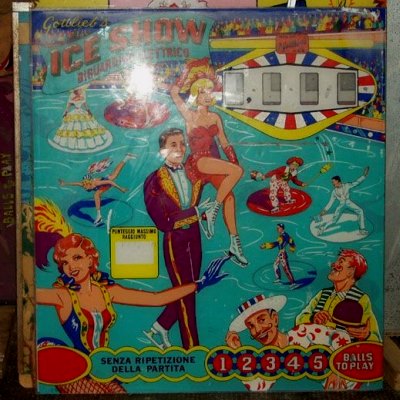 gottlieb, ice show, pinball, sales, price, date, city, condition, auction, ebay, private sale, retail sale, pinball machine, pinball price