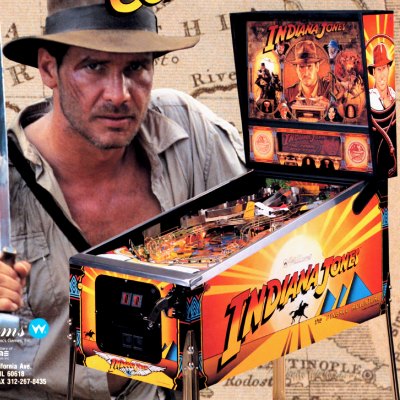 williams, indiana jones, the pinball adventure, pinball, sales, price, date, city, condition, auction, ebay, private sale, retail sale, pinball machine, pinball price