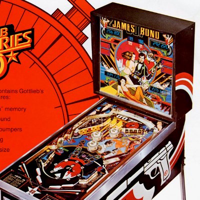 gottlieb, james bond 007, pinball, sales, price, date, city, condition, auction, ebay, private sale, retail sale, pinball machine, pinball price