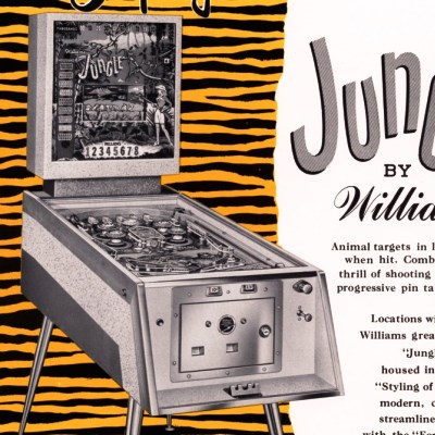 williams, jungle, pinball, sales, price, date, city, condition, auction, ebay, private sale, retail sale, pinball machine, pinball price