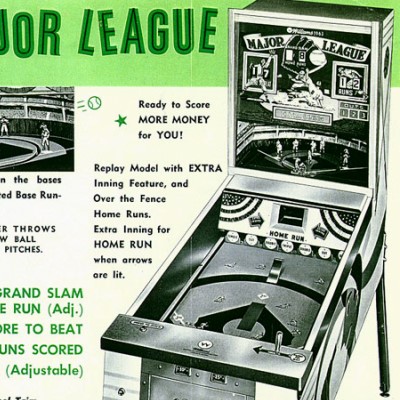 williams, 1963 major league, pinball, sales, price, date, city, condition, auction, ebay, private sale, retail sale, pinball machine, pinball price