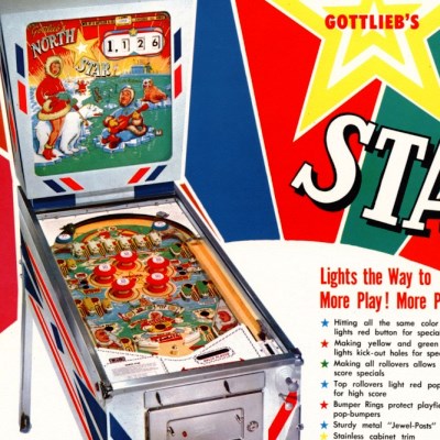 gottlieb, north star, pinball, sales, price, date, city, condition, auction, ebay, private sale, retail sale, pinball machine, pinball price