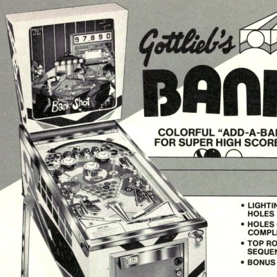 gottlieb, bank shot, pinball, sales, price, date, city, condition, auction, ebay, private sale, retail sale, pinball machine, pinball price