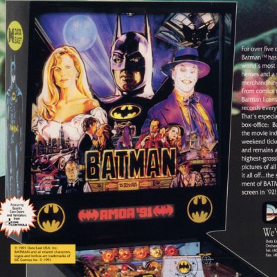data east, batman, pinball, sales, price, date, city, condition, auction, ebay, private sale, retail sale, pinball machine, pinball price