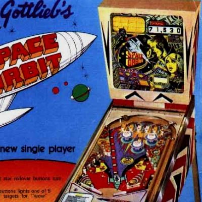 gottlieb, space orbit, pinball, sales, price, date, city, condition, auction, ebay, private sale, retail sale, pinball machine, pinball price