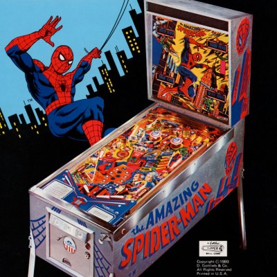 gottlieb, the amazing spider-man, pinball, sales, price, date, city, condition, auction, ebay, private sale, retail sale, pinball machine, pinball price