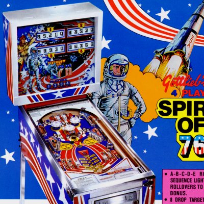 gottlieb, spirit of 76, pinball, sales, price, date, city, condition, auction, ebay, private sale, retail sale, pinball machine, pinball price