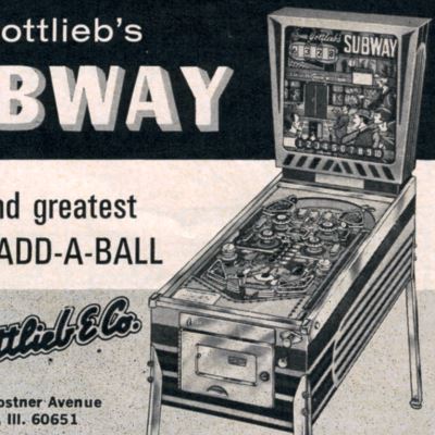 gottlieb, subway, pinball, sales, price, date, city, condition, auction, ebay, private sale, retail sale, pinball machine, pinball price