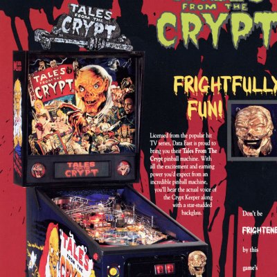 data east, tales from the crypt, pinball, sales, price, date, city, condition, auction, ebay, private sale, retail sale, pinball machine, pinball price