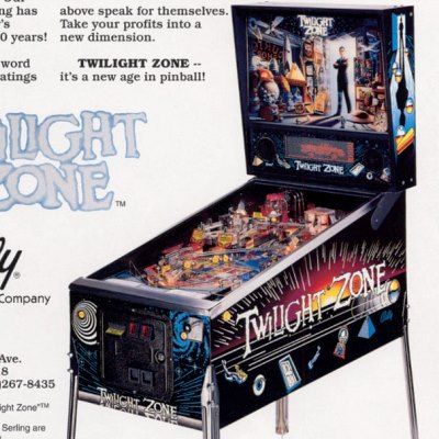 bally, twilight zone, pinball, sales, price, date, city, condition, auction, ebay, private sale, retail sale, pinball machine, pinball price