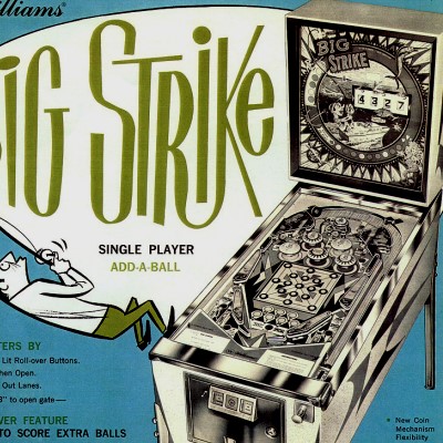 bally, big strike, pinball, sales, price, date, city, condition, auction, ebay, private sale, retail sale, pinball machine, pinball price