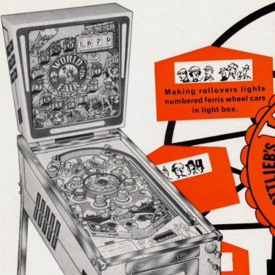 gottlieb, world fair, pinball, sales, price, date, city, condition, auction, ebay, private sale, retail sale, pinball machine, pinball price