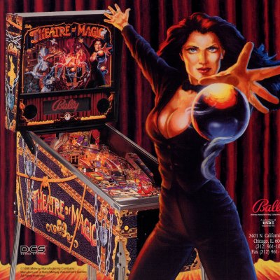 bally, theatre of magic, pinball, sales, price, date, city, condition, auction, ebay, private sale, retail sale, pinball machine, pinball price