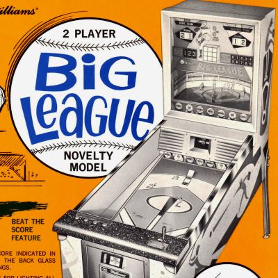 williams, big league, pinball, sales, price, date, city, condition, auction, ebay, private sale, retail sale, pinball machine, pinball price