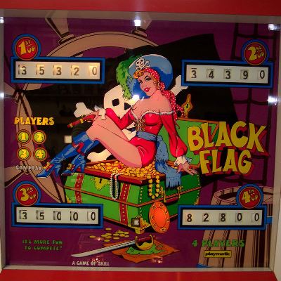 playmatic, black flag, pinball, sales, price, date, city, condition, auction, ebay, private sale, retail sale, pinball machine, pinball price