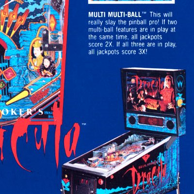 williams, bram stoker's dracula, pinball, sales, price, date, city, condition, auction, ebay, private sale, retail sale, pinball machine, pinball price