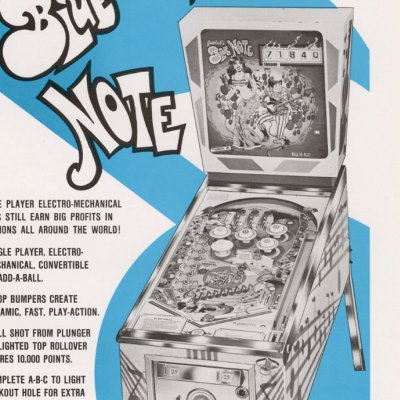 gottlieb, blue note, pinball, sales, price, date, city, condition, auction, ebay, private sale, retail sale, pinball machine, pinball price