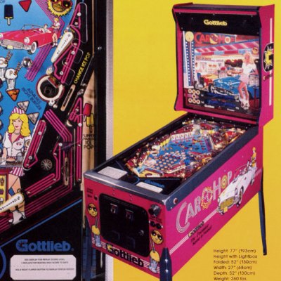 gottlieb, car hop, pinball, sales, price, date, city, condition, auction, ebay, private sale, retail sale, pinball machine, pinball price