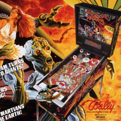 bally, attack from mars, pinball, sales, price, date, city, condition, auction, ebay, private sale, retail sale, pinball machine, pinball price