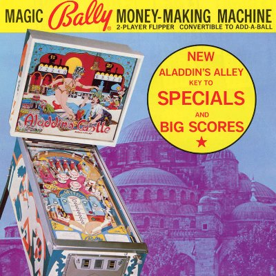 bally, aladdin's castle, pinball, sales, price, date, city, condition, auction, ebay, private sale, retail sale, pinball machine, pinball price