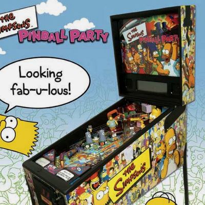stern, the simpsons pinball party, pinball, sales, price, date, city, condition, auction, ebay, private sale, retail sale, pinball machine, pinball price