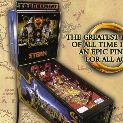 stern, the lord of the rings, pinball, sales, price, date, city, condition, auction, ebay, private sale, retail sale, pinball machine, pinball price