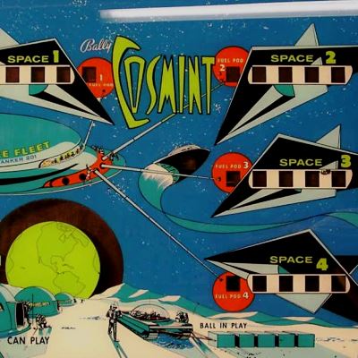 bally, cosmint, pinball, sales, price, date, city, condition, auction, ebay, private sale, retail sale, pinball machine, pinball price