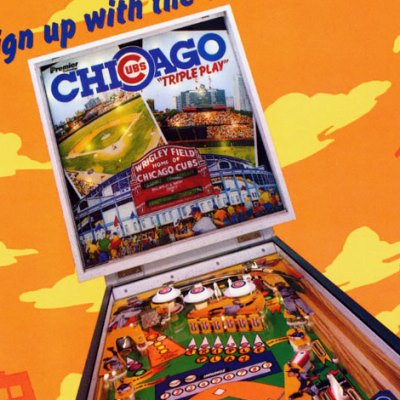 gottlieb, chicago cubs triple play, pinball, sales, price, date, city, condition, auction, ebay, private sale, retail sale, pinball machine, pinball price