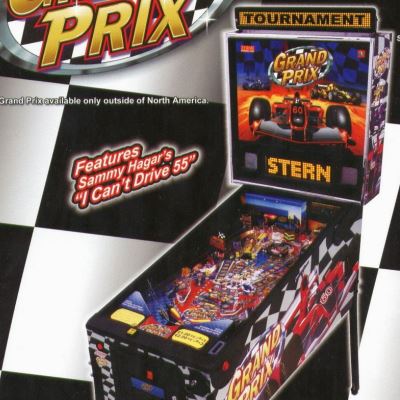 stern, grand prix, pinball, sales, price, date, city, condition, auction, ebay, private sale, retail sale, pinball machine, pinball price