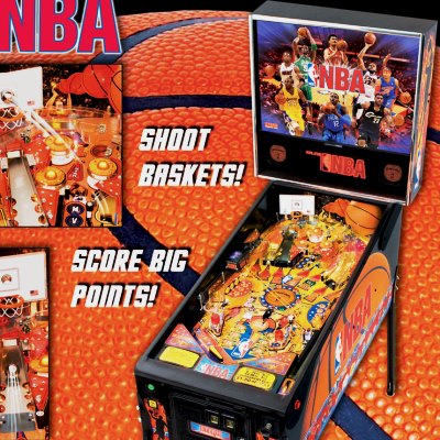 stern, nba, pinball, sales, price, date, city, condition, auction, ebay, private sale, retail sale, pinball machine, pinball price