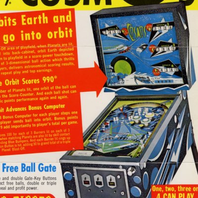 bally, cosmos, pinball, sales, price, date, city, condition, auction, ebay, private sale, retail sale, pinball machine, pinball price