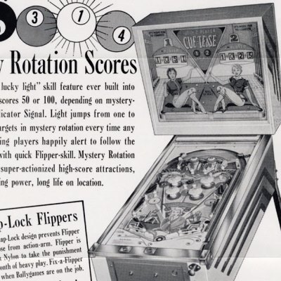 bally, cue-tease, pinball, sales, price, date, city, condition, auction, ebay, private sale, retail sale, pinball machine, pinball price