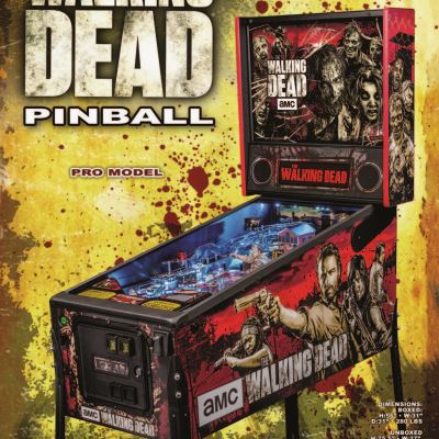 stern, the walking dead, pinball, sales, price, date, city, condition, auction, ebay, private sale, retail sale, pinball machine, pinball price