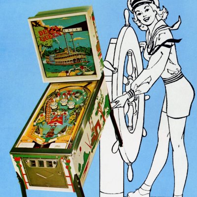 bally, delta queen, pinball, sales, price, date, city, condition, auction, ebay, private sale, retail sale, pinball machine, pinball price