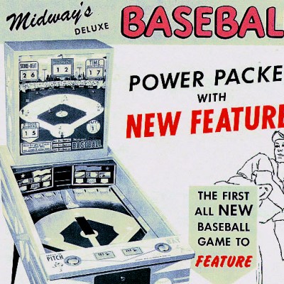 midway, deluxe baseball, pinball, sales, price, date, city, condition, auction, ebay, private sale, retail sale, pinball machine, pinball price