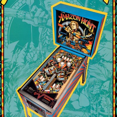 gottlieb, amazon hunt, pinball, sales, price, date, city, condition, auction, ebay, private sale, retail sale, pinball machine, pinball price
