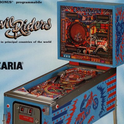 zaccaria, devil riders, pinball, sales, price, date, city, condition, auction, ebay, private sale, retail sale, pinball machine, pinball price