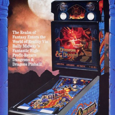 bally, dungeons & dragons, pinball, sales, price, date, city, condition, auction, ebay, private sale, retail sale, pinball machine, pinball price