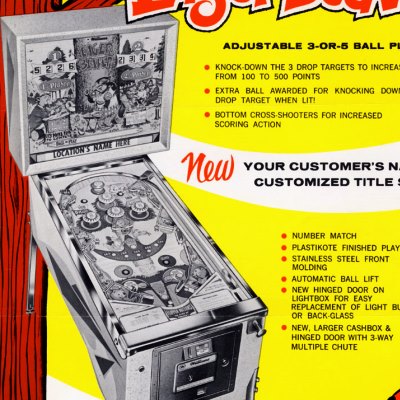 williams, eager beaver, pinball, sales, price, date, city, condition, auction, ebay, private sale, retail sale, pinball machine, pinball price