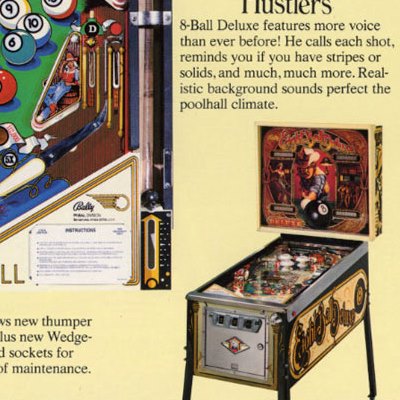 bally, eight ball deluxe, pinball, sales, price, date, city, condition, auction, ebay, private sale, retail sale, pinball machine, pinball price