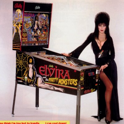 bally, elvira and the party monsters, pinball, sales, price, date, city, condition, auction, ebay, private sale, retail sale, pinball machine, pinball price