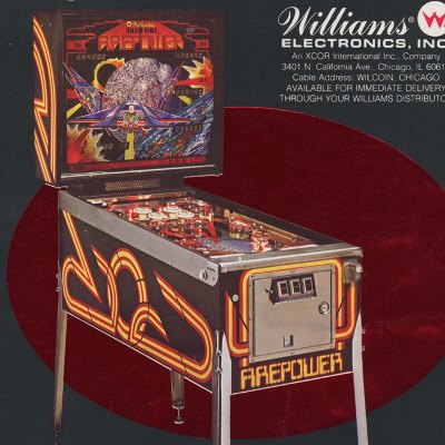 williams, firepower, pinball, sales, price, date, city, condition, auction, ebay, private sale, retail sale, pinball machine, pinball price