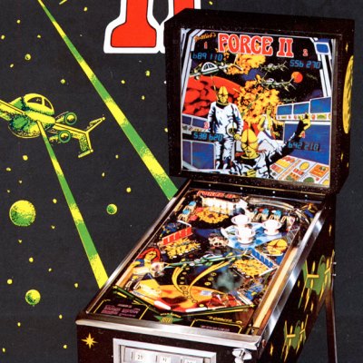 gottlieb, force II, pinball, sales, price, date, city, condition, auction, ebay, private sale, retail sale, pinball machine, pinball price