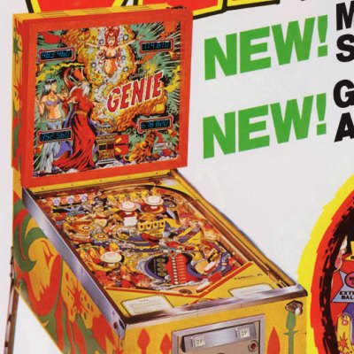 gottlieb, genie, pinball, sales, price, date, city, condition, auction, ebay, private sale, retail sale, pinball machine, pinball price